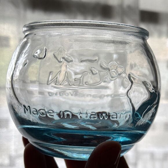Ocean Organic Vodka Made In Hawaii Drinking Glass Holds 10 oz Ocean Blue - Picture 7 of 11